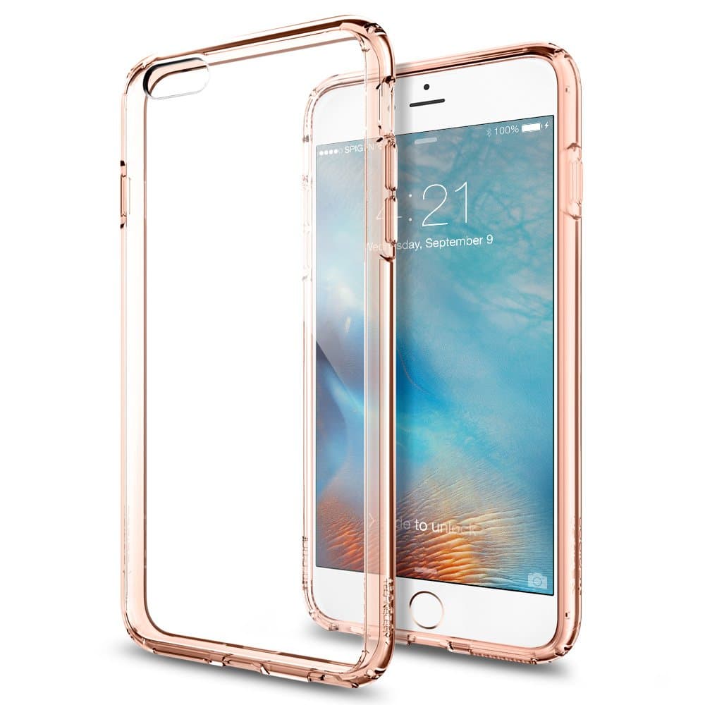Spigen Ultra Hybrid Designed for Apple iPhone 6S Plus Case (2015) - Rose Crystal