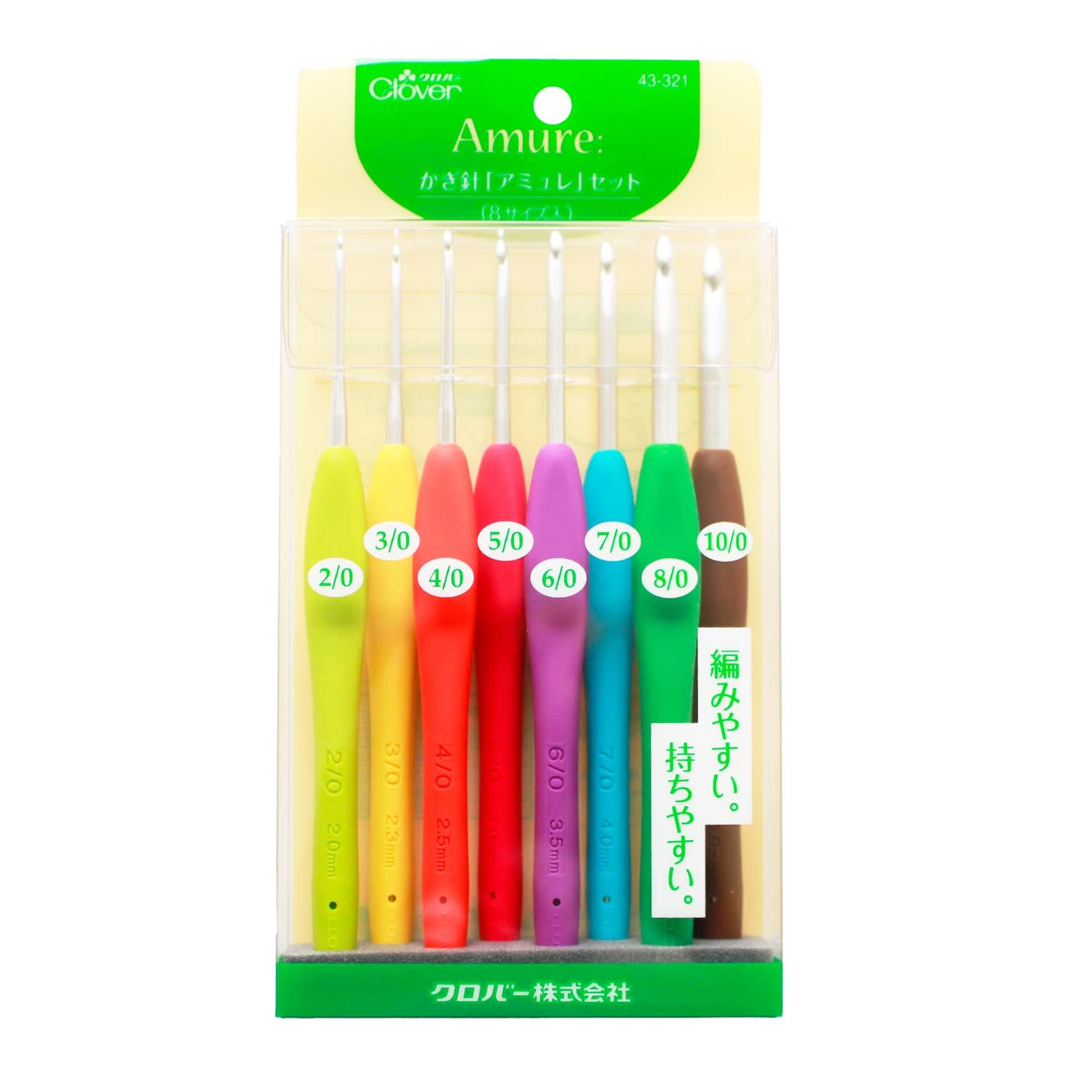 crochet needle"Amyure" set 43-321