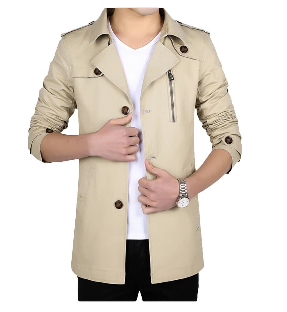 Men's Cotton Slim Casual Jacket