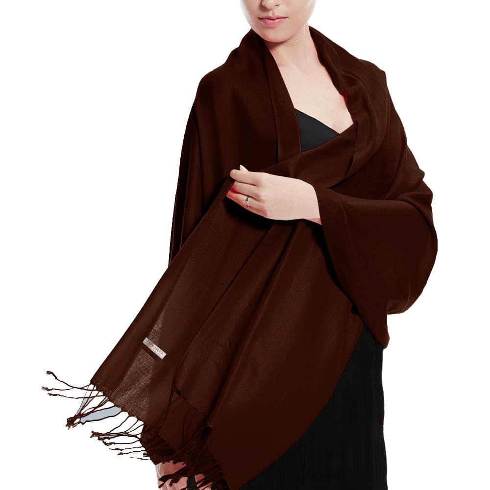 Pashmina Large Soft Plain Shawl/Wrap/Scarf for Women
