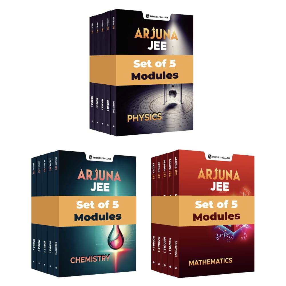 (Old Edition) PW Arjuna for JEE Main & Advanced Class 11th Physics, Chemistry and Mathematics Modules with Solutions (2024 Edition) Combo Set of 15 Books [Paperback] PW