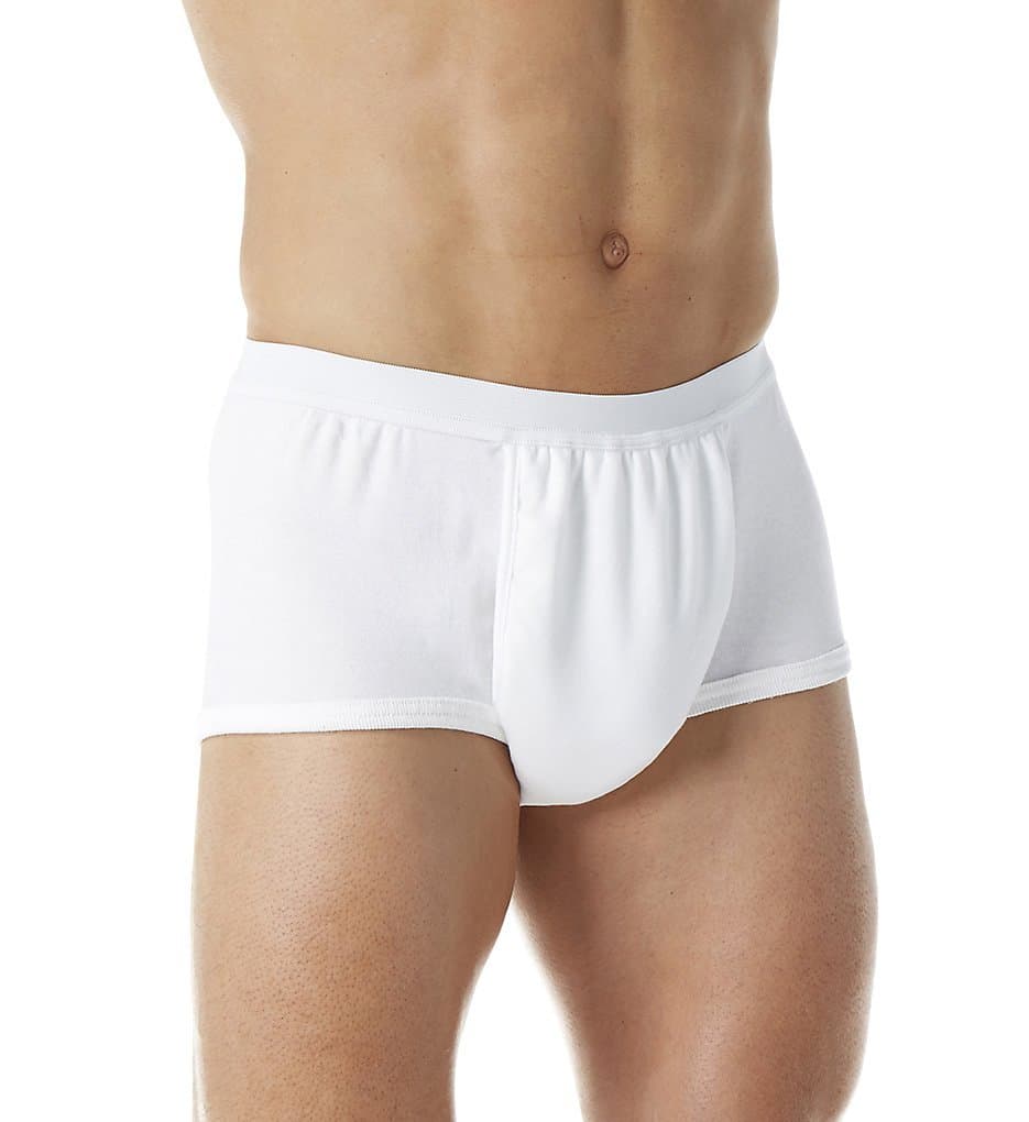 HaloShield Men's Reusable Incontinence Undergarments-White/Extra Large