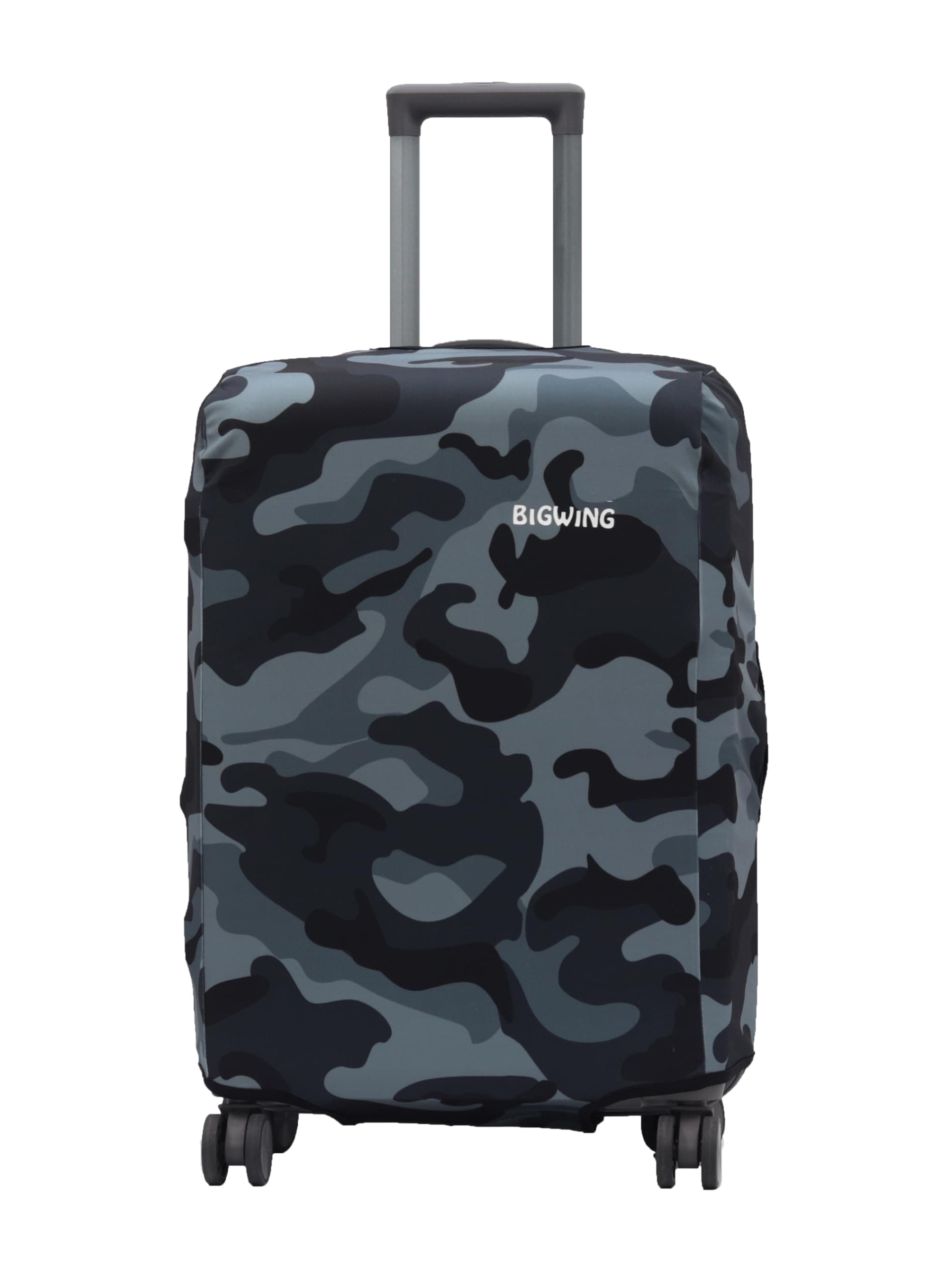 Protective Cover in Polyester Fabric with Camouflage Print | Medium Size 24' inch 65 cm | Hard Luggage Trolley Bag Cover (Fits Only On Fiber - Plastic Trolley Bag)