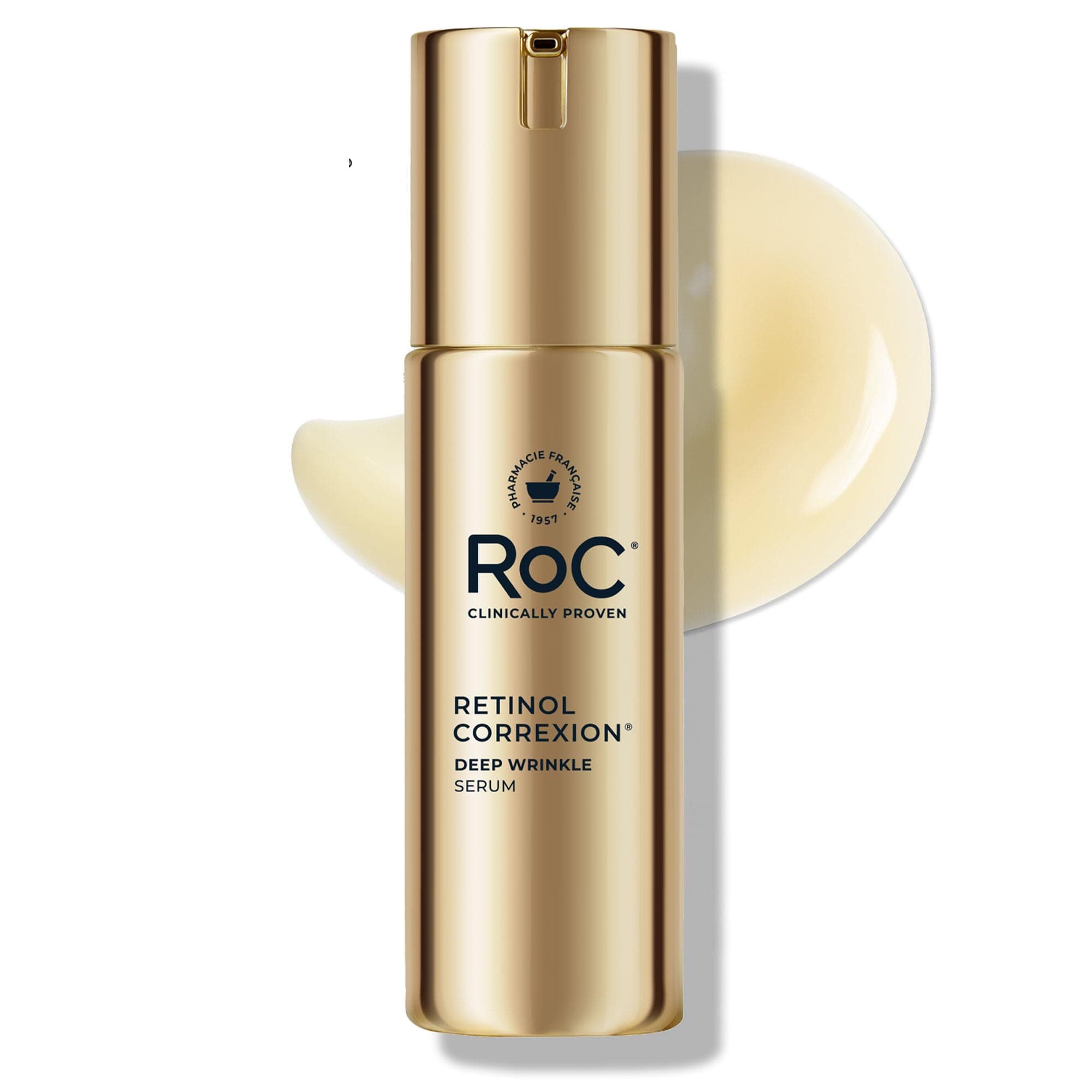 Retinol Correxion Deep Wrinkle Retinol Face Serum with Ascorbic Acid, Anti-Aging Treatment for Fine Lines, Dark Spots, Post Acne Scars, 1 Oz (Packaging May Vary)