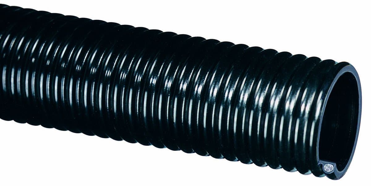 Tigerflex Cold Flex CF Series Extra Heavy Duty Low Temperature PVC Suction Hose, 100 PSI Max Pressure, 2 inches ID, 100 feet Length