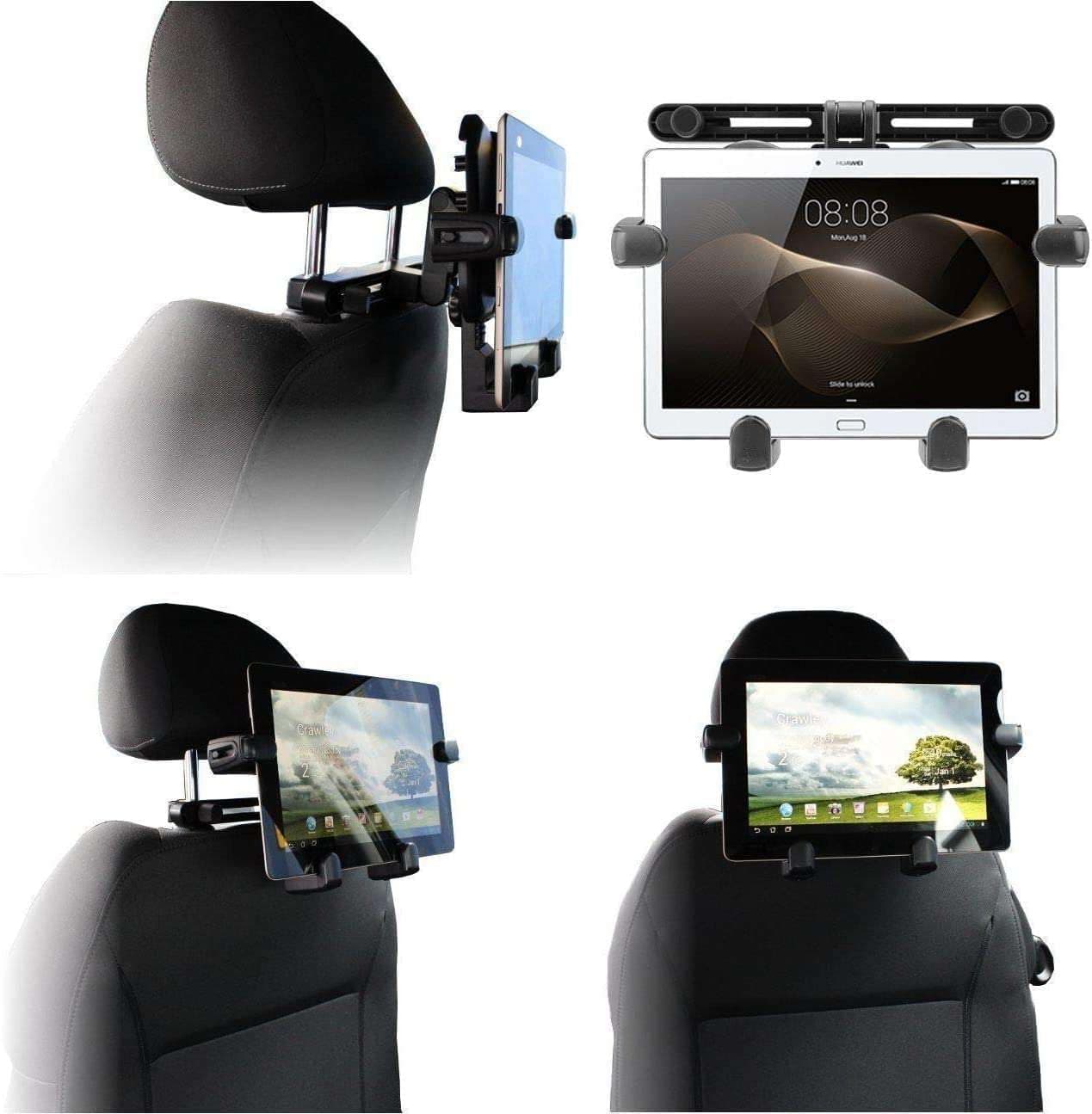 Navitech in-Car Portable Tablet Headrest Mount Compatible with Hakaug Tablet 10 Inch