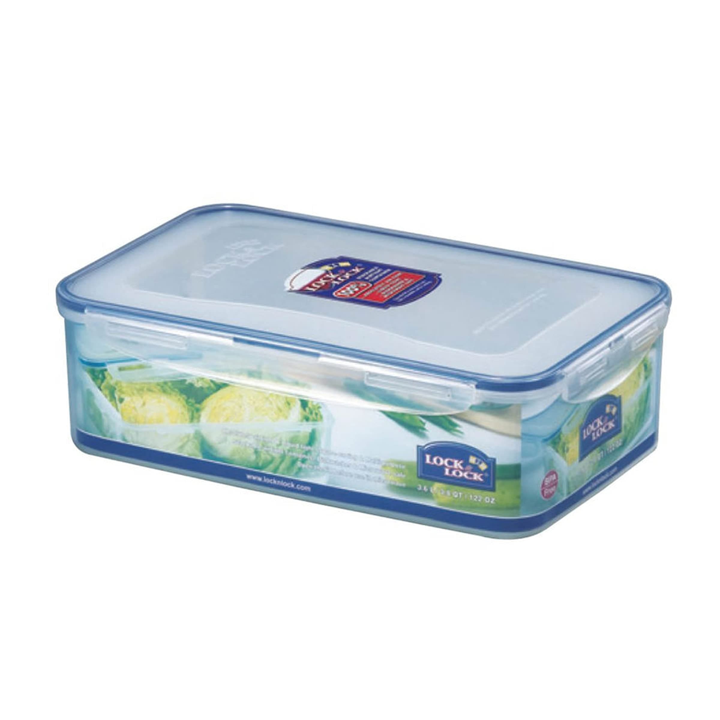 Lock & Lock HPL833 Multi-Use Food-Storage Box 3.6 L with Serving Tray Insert