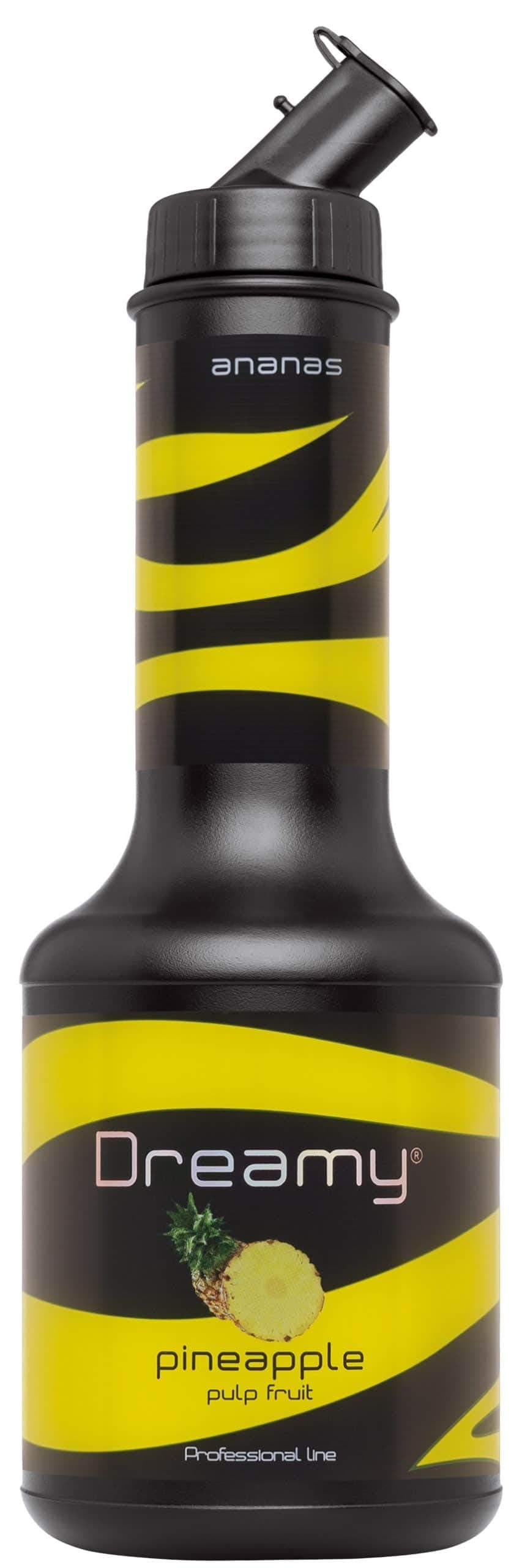 Dreamy Pineapple Pulp 95cl cocktail syrup, made with Pineapple pulp concentrate, Prepare Cocktails Syrups, Mocktail Syrups, Smoothies, milkshakes