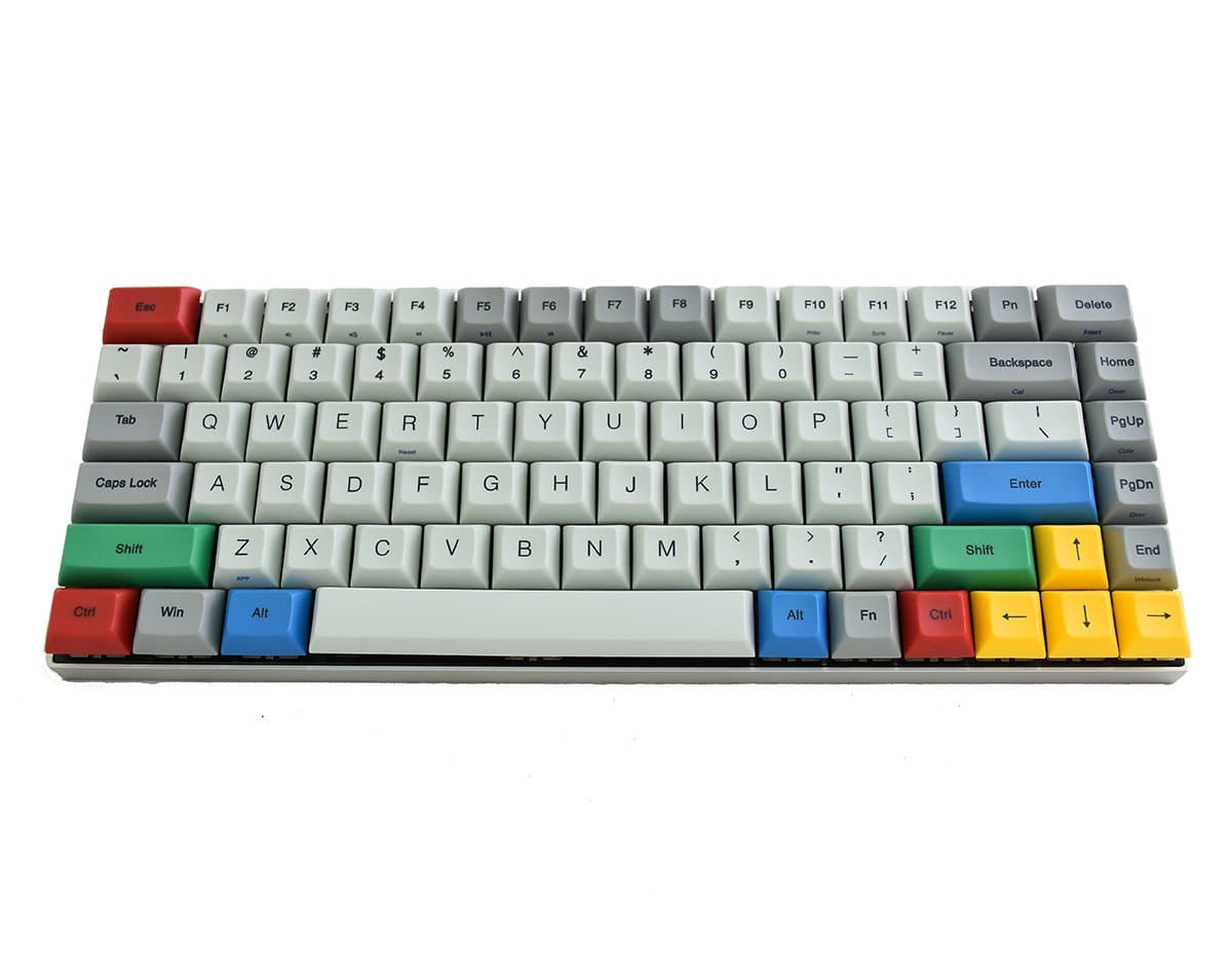 Vortex Race 3-75% - Grey CNC Case - PBT DSA Keycaps - Cherry Mx-Brown [CNC Aluminium Casing]