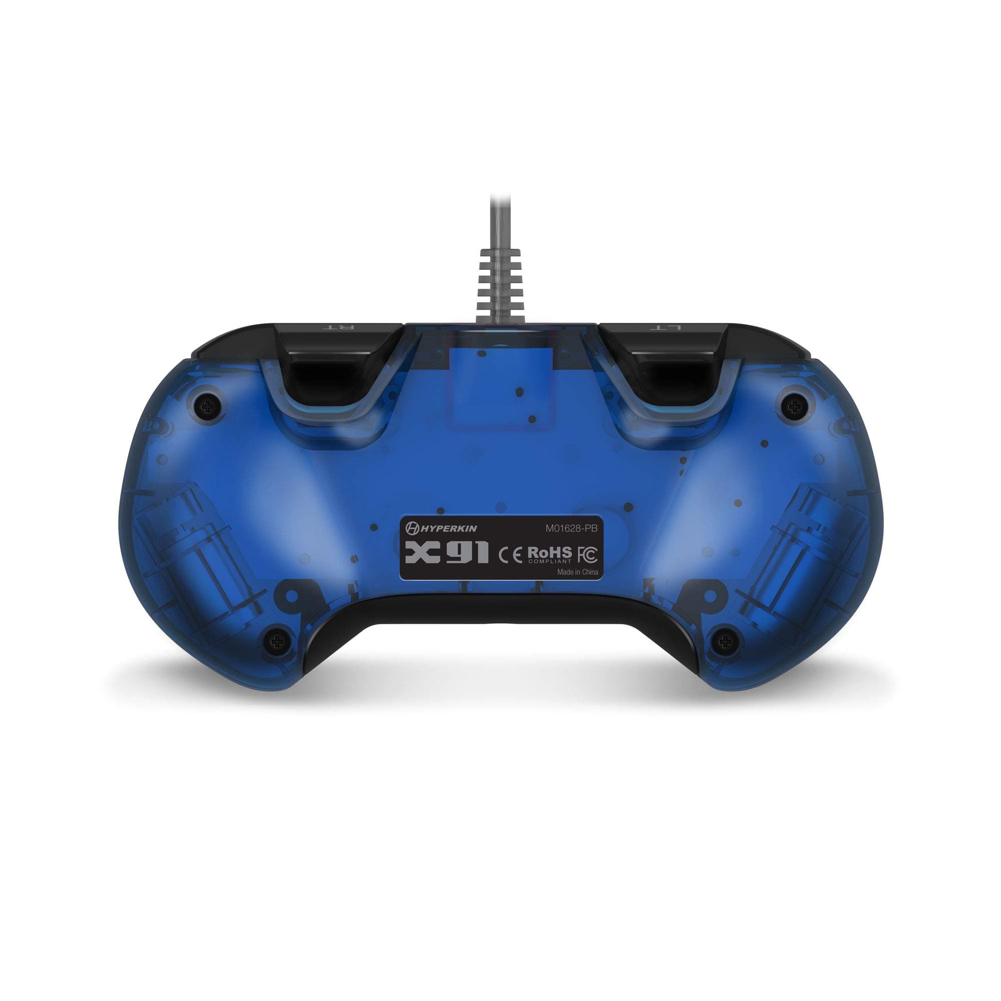 Hyperkin X91 Ice Wired Controller for Xbox One/Windows 10 PC (Pacific Blue) - Officially Licensed By Xbox - Xbox One