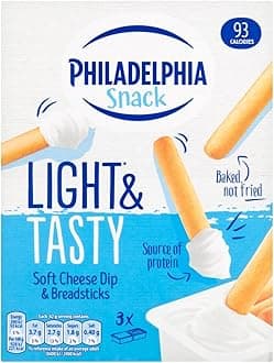 Philadelphia Light & Tasty Soft Cheese Snack 3 x 42g