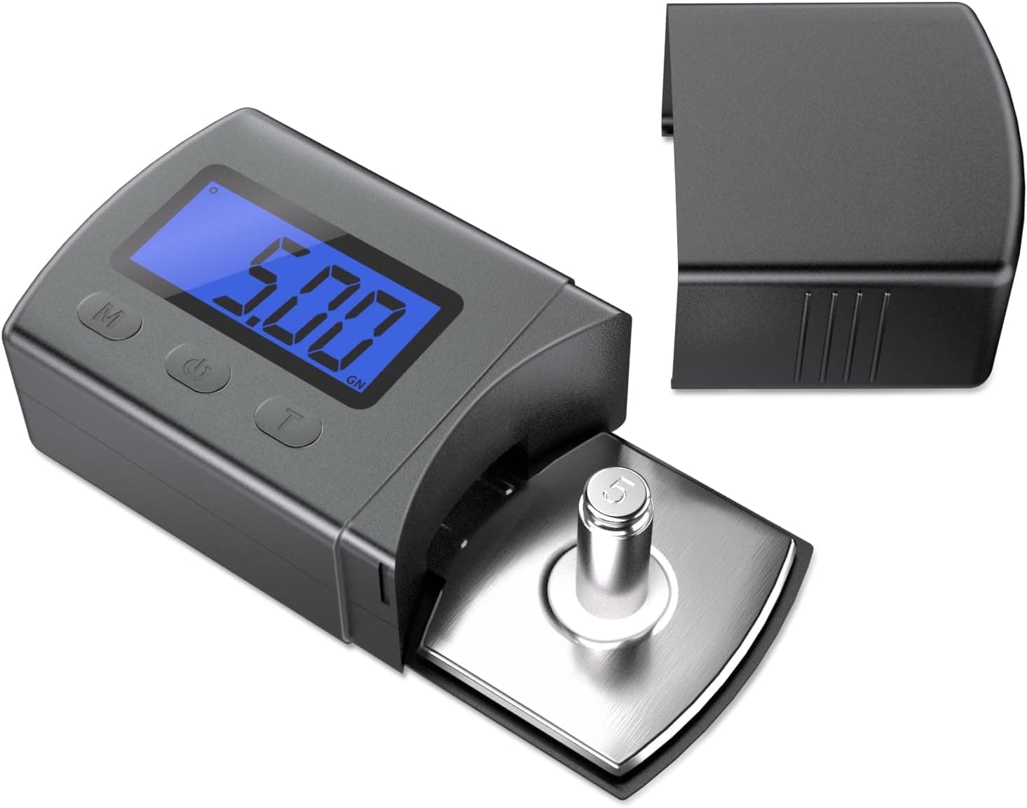 Mini Digital Turntable Stylus Strength Scale Gauge High Precision 0.01g/5g Blue LCD Backlight for Toning Arm Cartridge