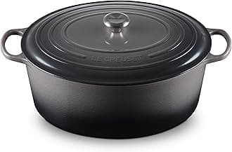 Le Creuset Enameled Cast Iron Signature Oval Dutch Oven, 15.5 qt., Oyster