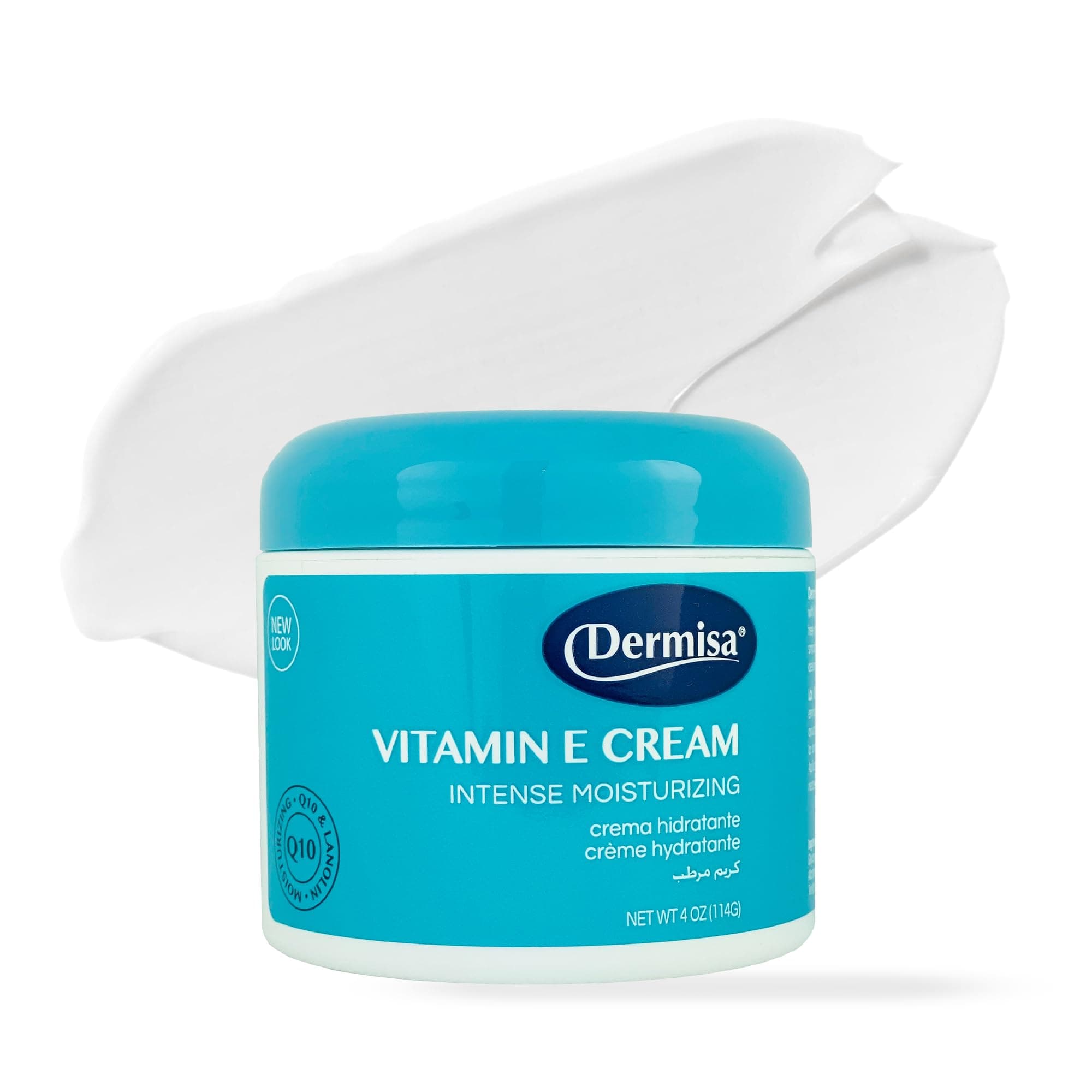 Dermisa Cream Vitamin-E with Q10 Jar 4 oz.