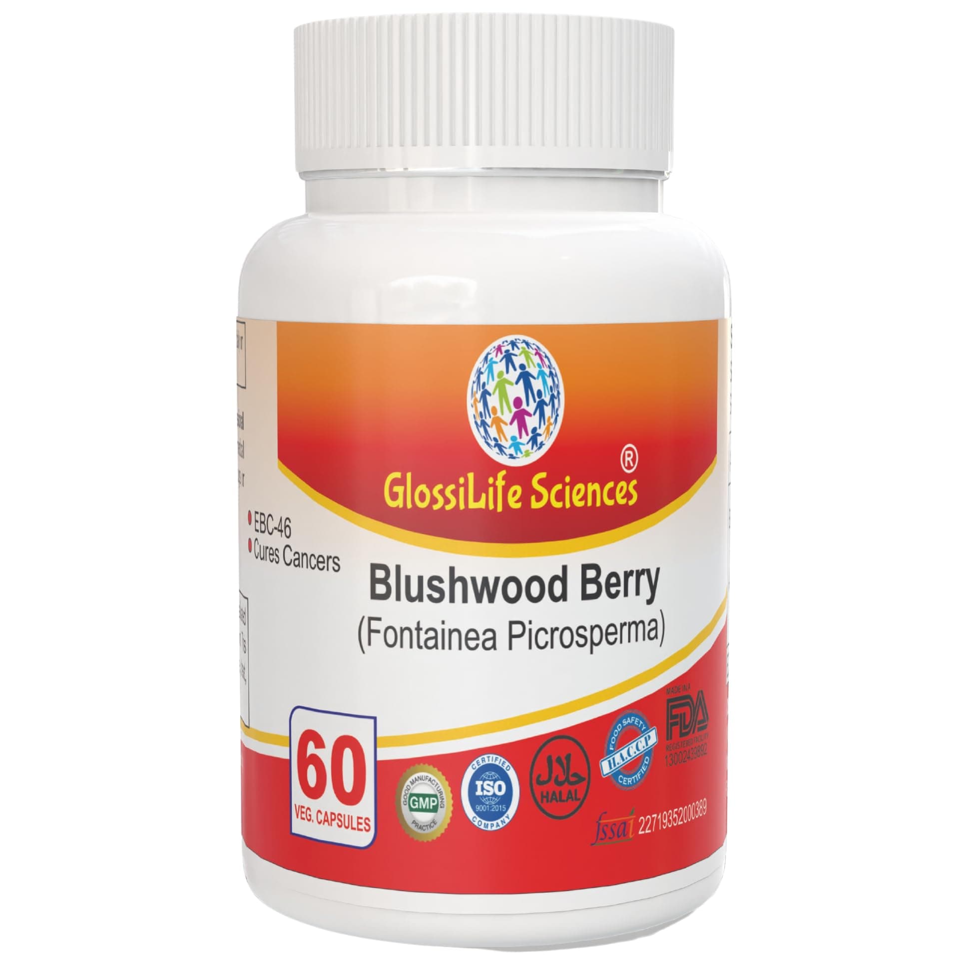 GlossiLife Sciences 240 Cap 20:1 Extract Capsules EBC-46