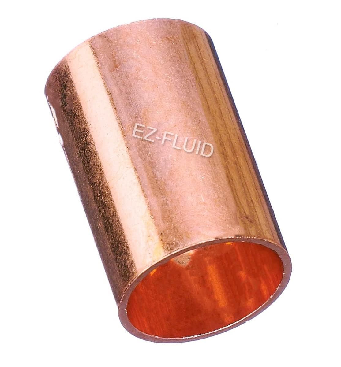Plumbing 2" C X C LF Copper Slip Coupling Pressure Copper Fitting Without Stop,Sweat Solder Connection for Residential,Commercial. (1 Pack)
