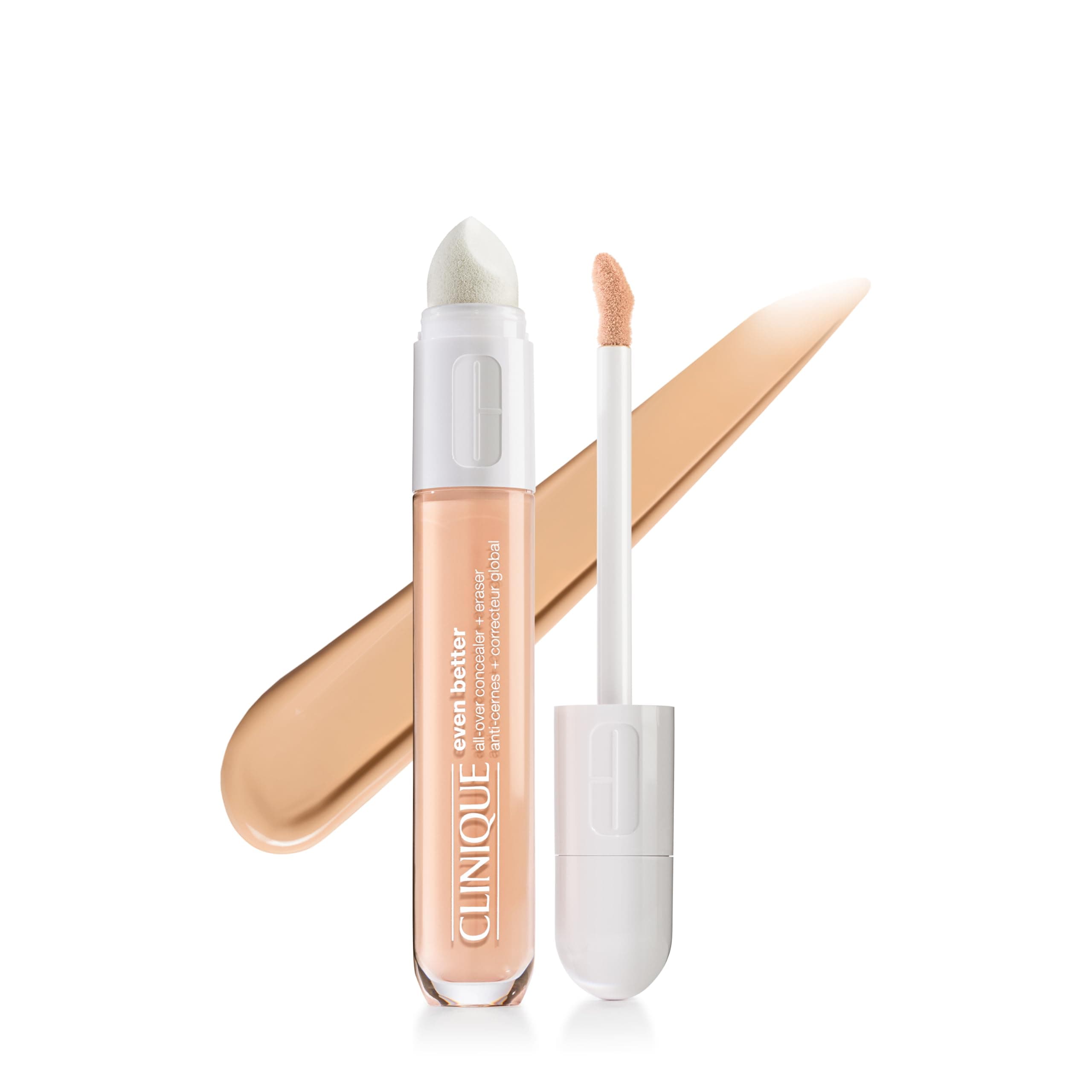 Even Better All-Over Full Coverage Concealer + Eraser Makeup For Dark Undereye Circles | With Hyaluronic Acid + Caffeine | Hydrating, Brightening + Depuffing