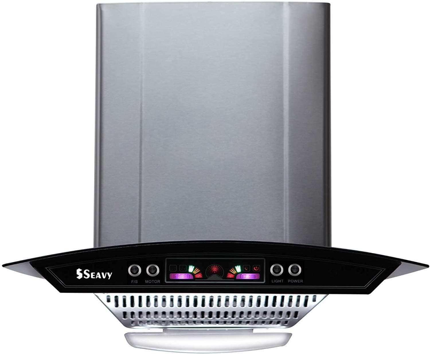 Seavy Altis SS 60 Fixed Filter with PVC Oil Cup Chimney (60cm 1100 m3/h Steel Grey)