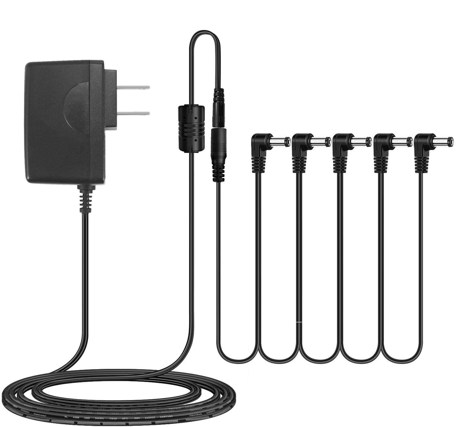 DC 9V Power Supply Adapter for Casio Keyboard WK-200 WK-210 CTK-571 CTK-573 CTK-720 CTK-710 CTK-700 CTK-671 CTK-2000 CTK4000 AD-5 Power Cord Cable BOSS RC Pedal