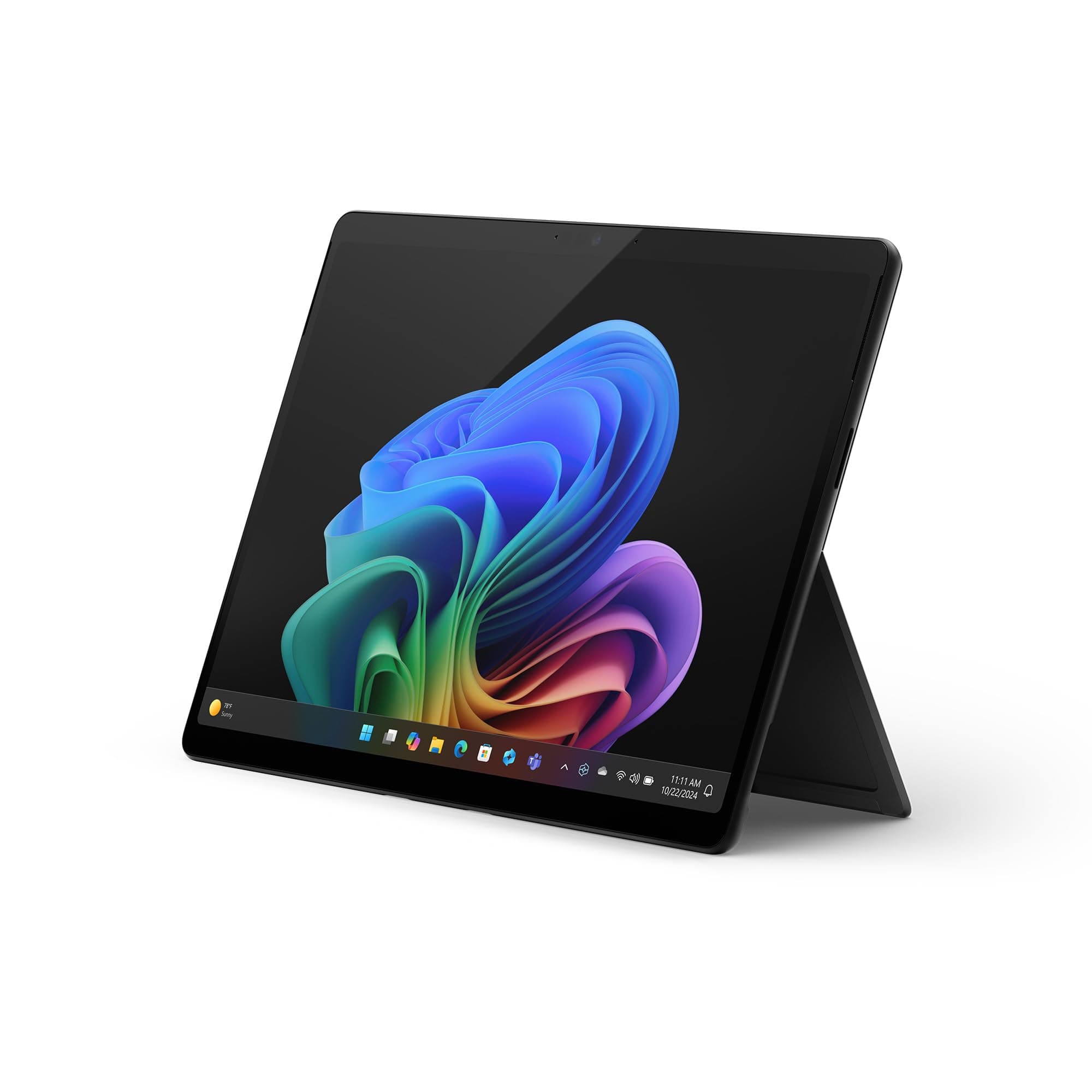 Microsoft Surface Pro (power supply included) | Copilot+ PC | 13” OLED Touchscreen | Snapdragon® X Elite (12 cores) | 16GB Memory | 256GB SSD | Device only | 2024 Model, 11th Edition | Black