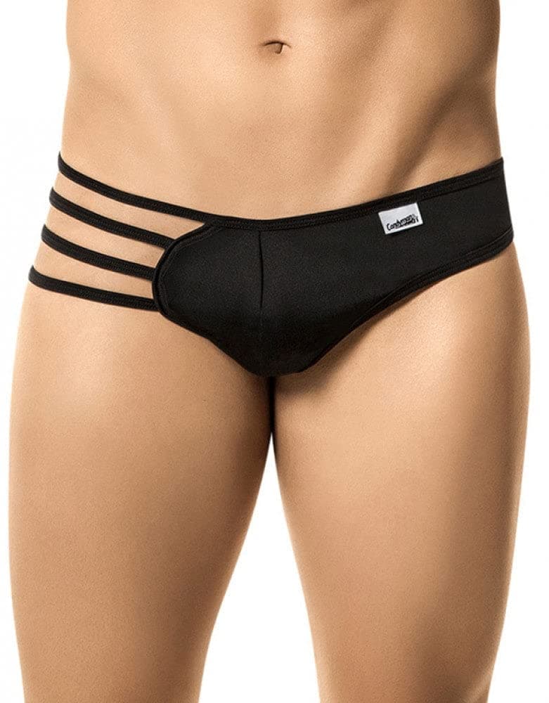 CandyMan 99092 Wave Thong Color Black Size M