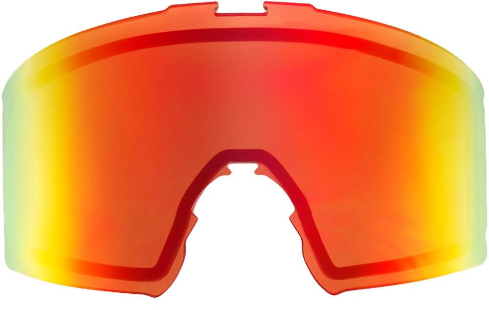 ZERO TECH BASE Compatible Replacement Lens for Oakley Line Miner L Snow Goggles Red Mirror