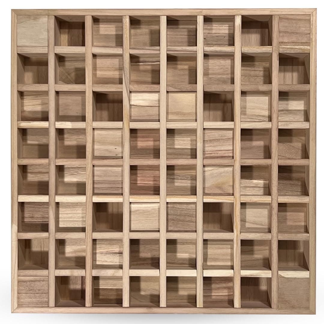 Acoustic Diffuser - Wood Acoustic Diffusion Panel - Wooden Sound Panels For Echo Reduction And Sound Control
