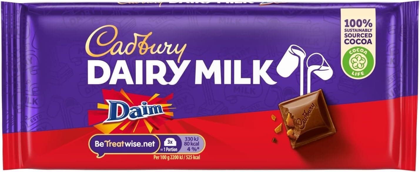 Dairy Milk Daim Chocolate Bar