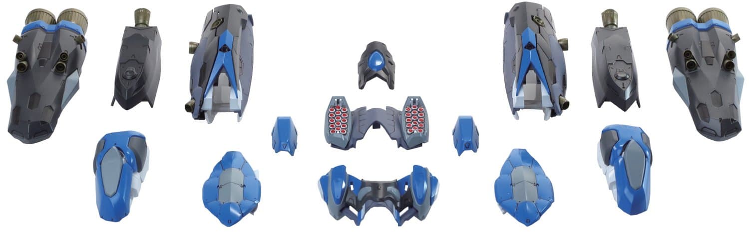 BANDAI SPIRITS Macross Delta Super Pack Set for 1/72 Scale VF-31J Zeke Freed (Hayate Immelmann Machine)