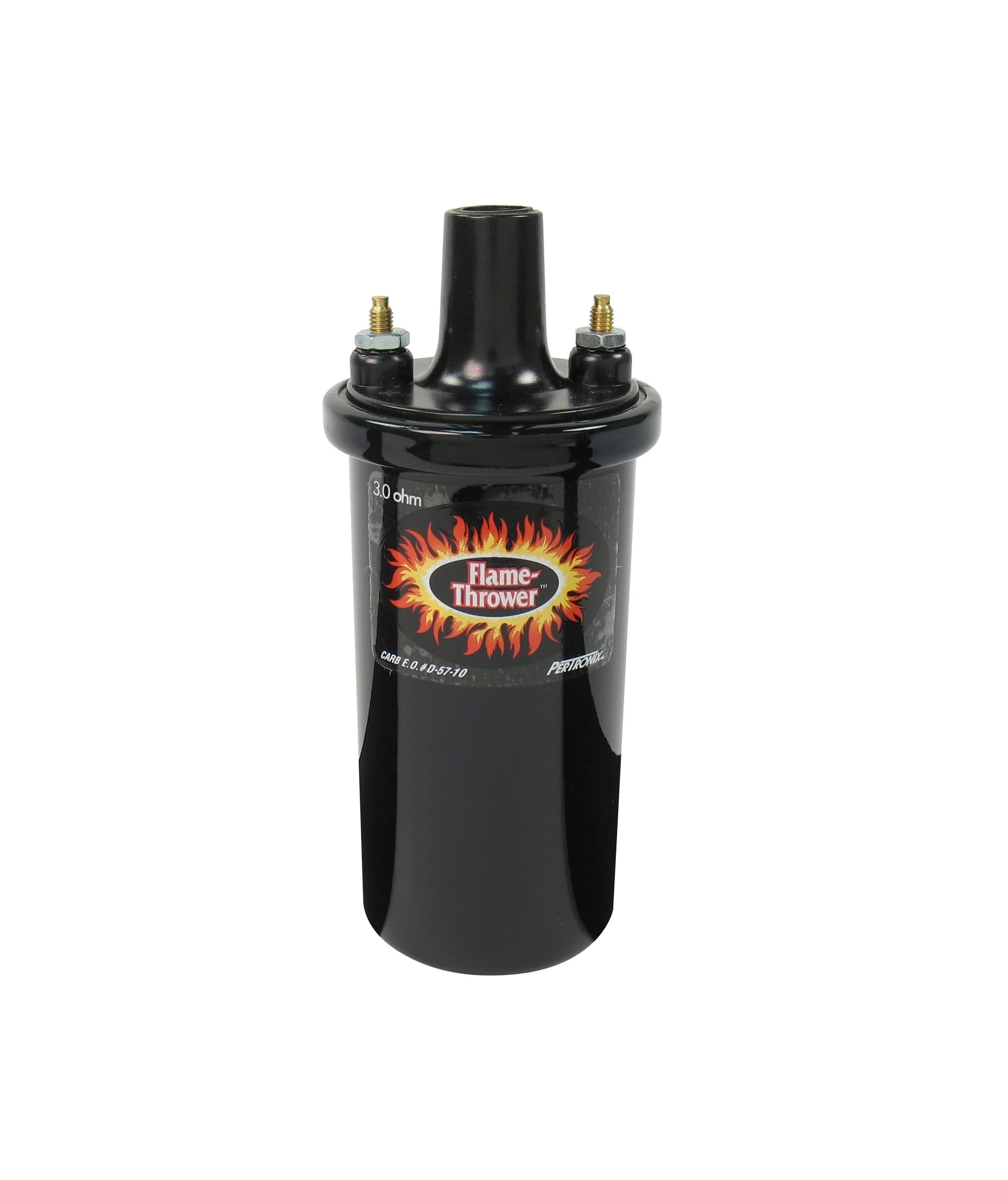 Pertronix 40611 Flame-Thrower Ignition Coil, 40,000 Volt 3 Ohm, 12 Volt, Black