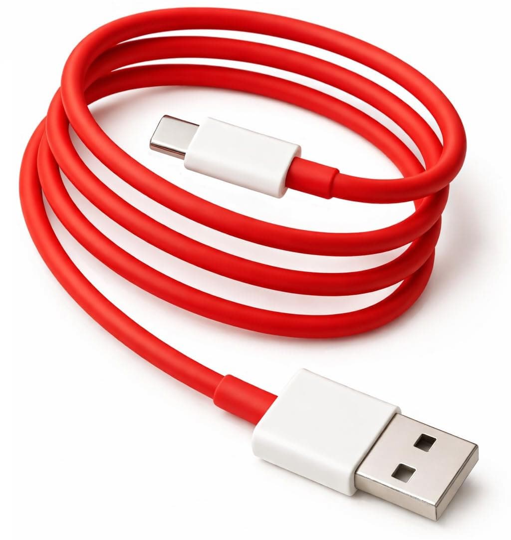 AINE USB-C SuperVOOC 65W Fast Charging Cable – Compatible with OnePlus 13 Series 12R 11 10T 9 Pro Nord CE Series Dash & Warp Charging Support | Original High-Speed Power Delivery Cord