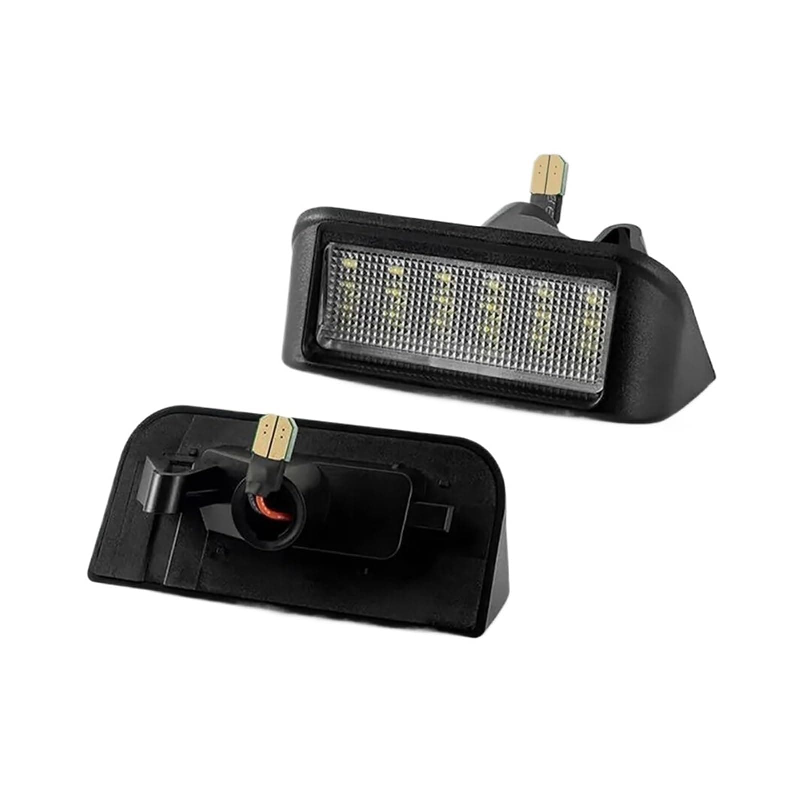 WIXORU 2Pcs NO Error 6000K LED License Plate Light Number Lamps, for Fiat Scudo, for Toyota, for Proace MK1 MK2 Box Van Estate Proace Verso car number plate lights