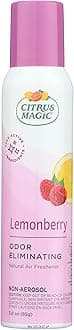 Citrus Magic Natural Odor Eliminating Air Freshener Spray Lemonberry, 3-Ounce