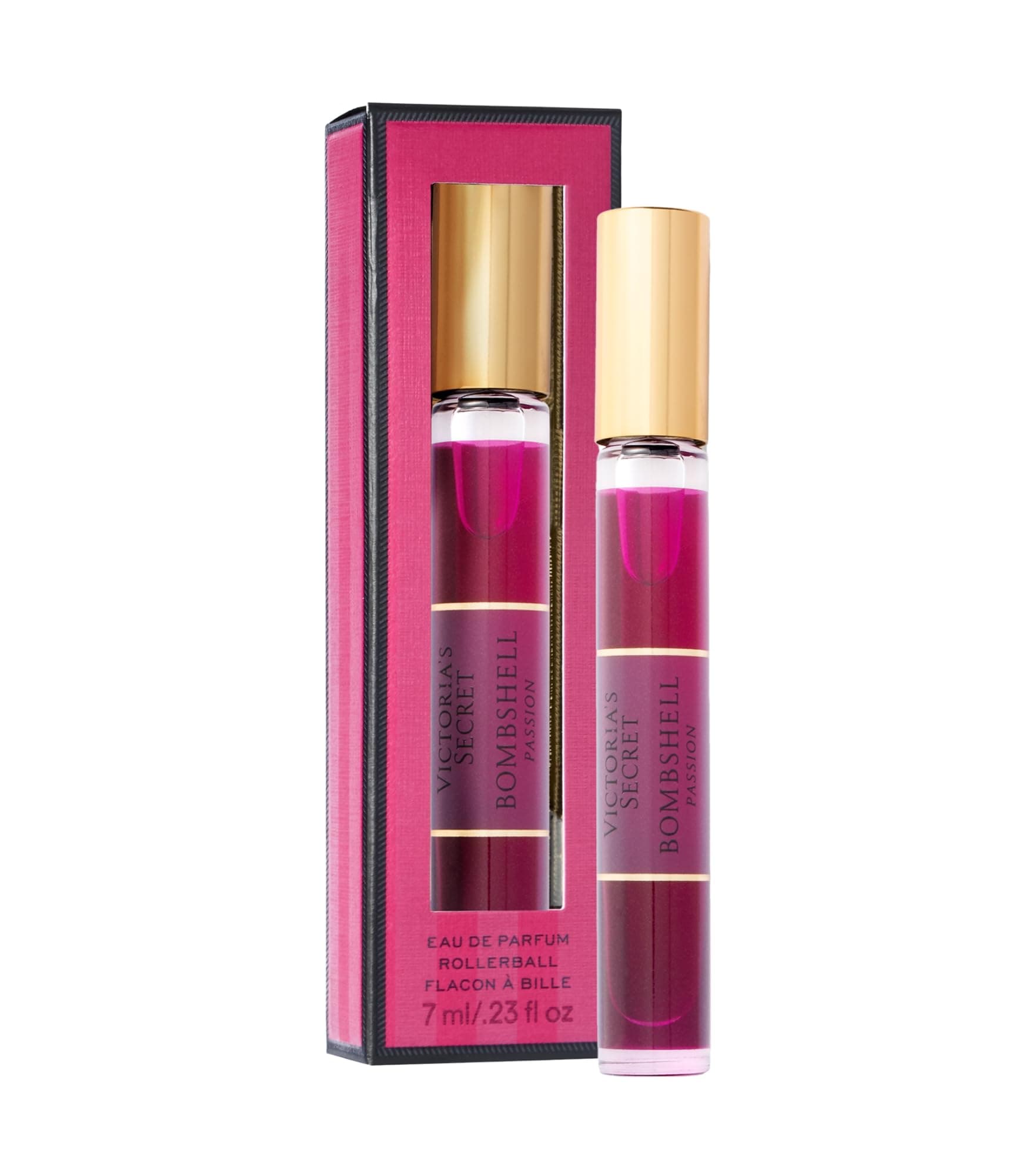 Bombshell Passion Eau de Parfum Rollerball, Notes of Sparkling Cassis, Queen Peony & Fuchsia Rose, Travel Size Mini Perfumes for Women (0.23 oz)