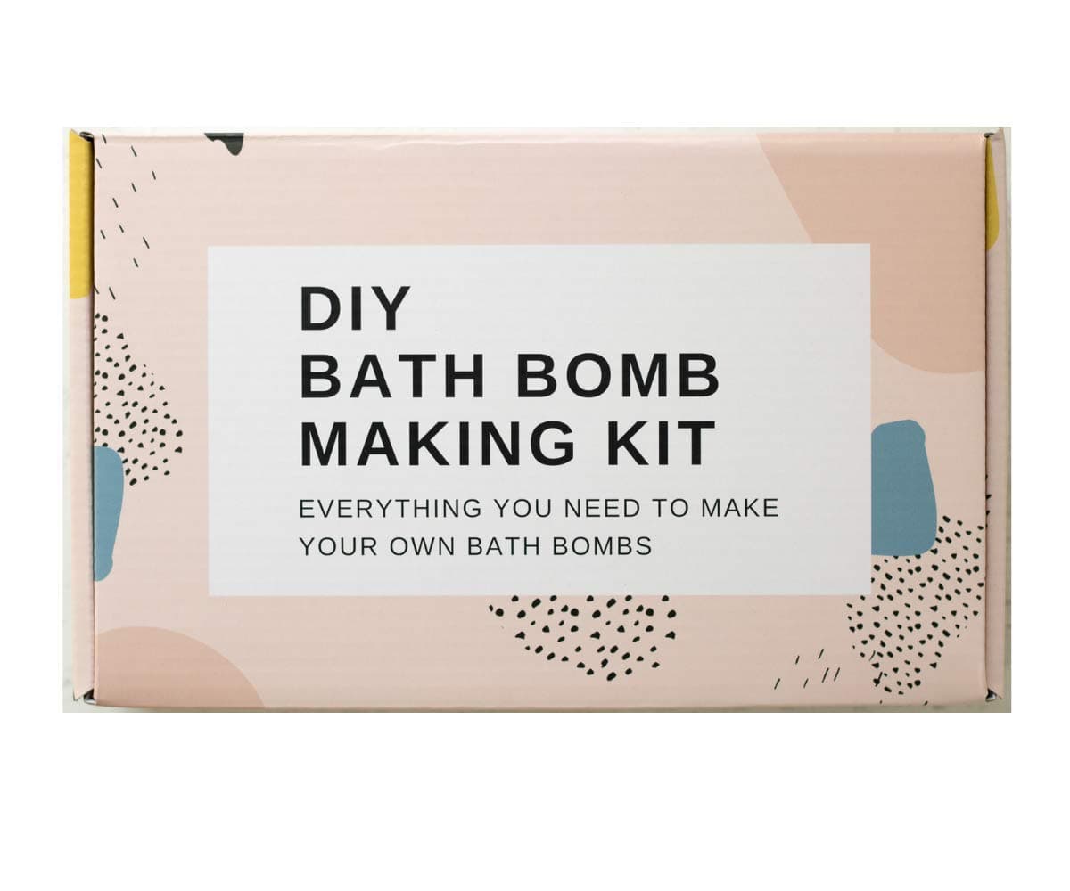 bMAKER DIY Bath Bomb Making Kit - Lavender, Rose Essential Oil and Dried Flowers - Soap Molds, Cello Bag, Handmade Tag, 33 items in the kit - Easy to Make 8-12 Medium to Large Fizzy Bombs
