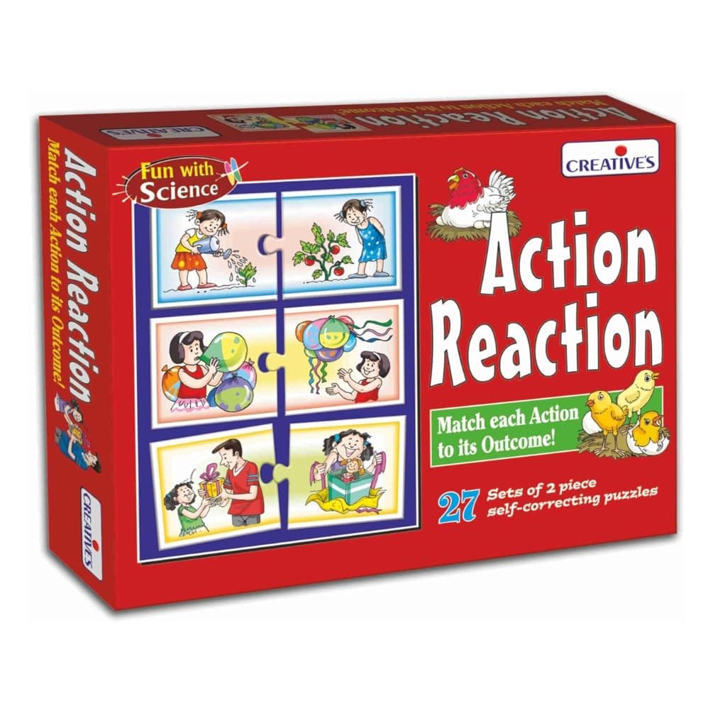 Creative Educational Aids P. Ltd. Wildlife Educational Games , 54 Piece, Multicolour