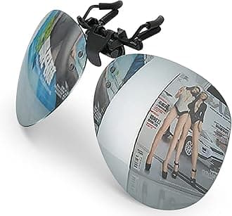 Silver Mirror Clip-on Flip up for Myopia Glasses