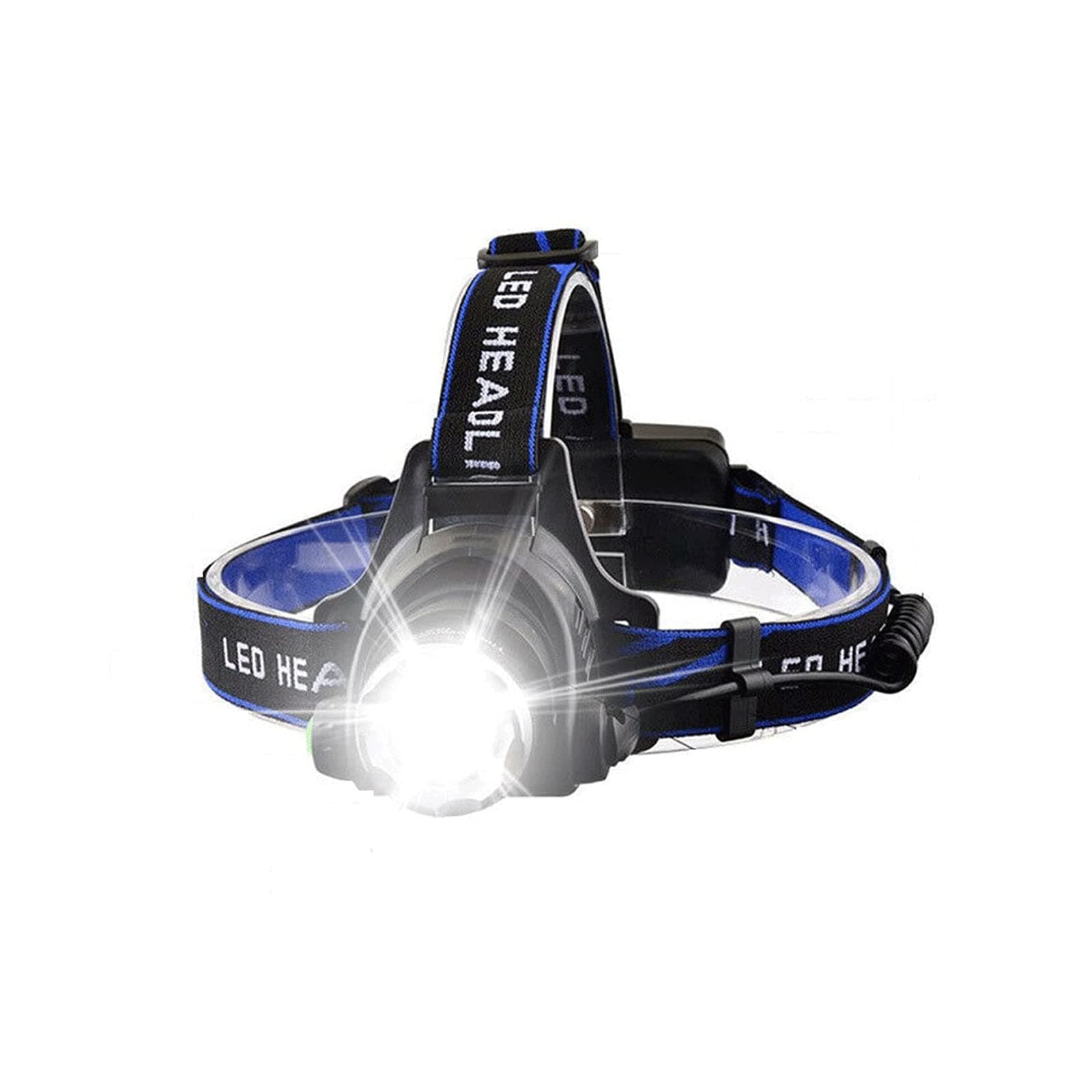 Headlight Headlamps Led Headlamp Zoomable Headlight Head Torch Flashlight Head Lamp By Battery for Fishing Hunting