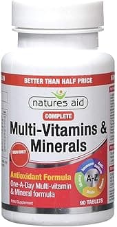 Natures Aid Multi-Vitamins & Minerals (Vegetarian Antioxidant Formula)