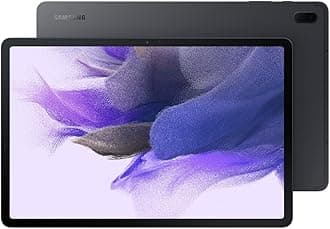 Samsung Galaxy Tab S7 FE 2021 Android Tablet 12.4” Screen WiFi + LTE Unlocked 64GB Long-Lasting Battery Powerful Performance, Mystic Black - S-Pen NOT Included - (Renewed)