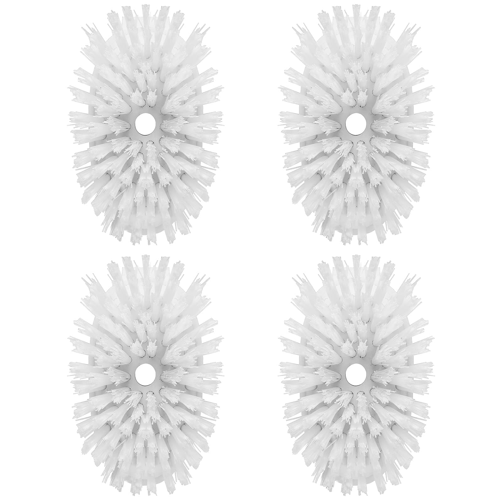 MR.SIGA Soap Dispensing Dish Brush, Kitchen Brush Refill, Pack of 4