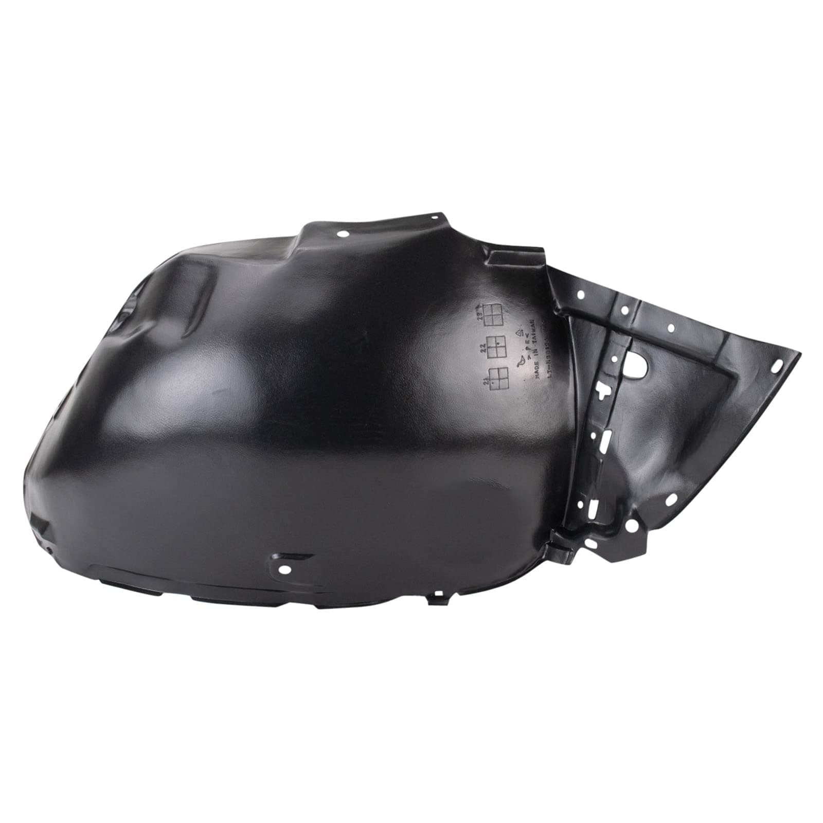 TRQ Front Right Forward Inner Fender Liner Compatible with 2008-2012 INFINITI EX35