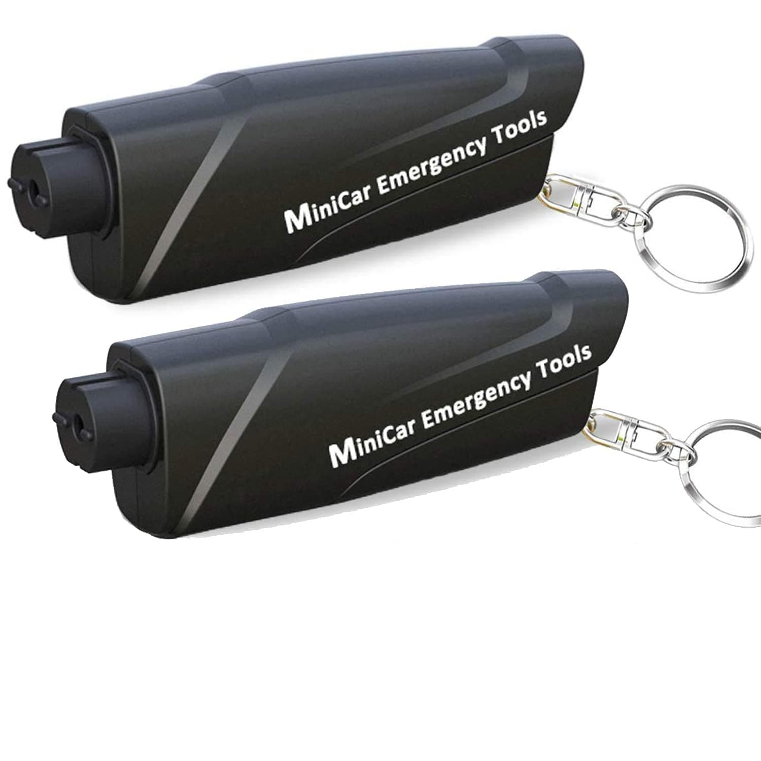 MAKINGTEC Car Escape Tool, 2 Pack Car Window Breaker and Seat Belt Cutter, Emergency Car Keychain, Emergency Car Escape Tool, with Glass Breaker Seatbelt Cutter, Car Safety Hammer