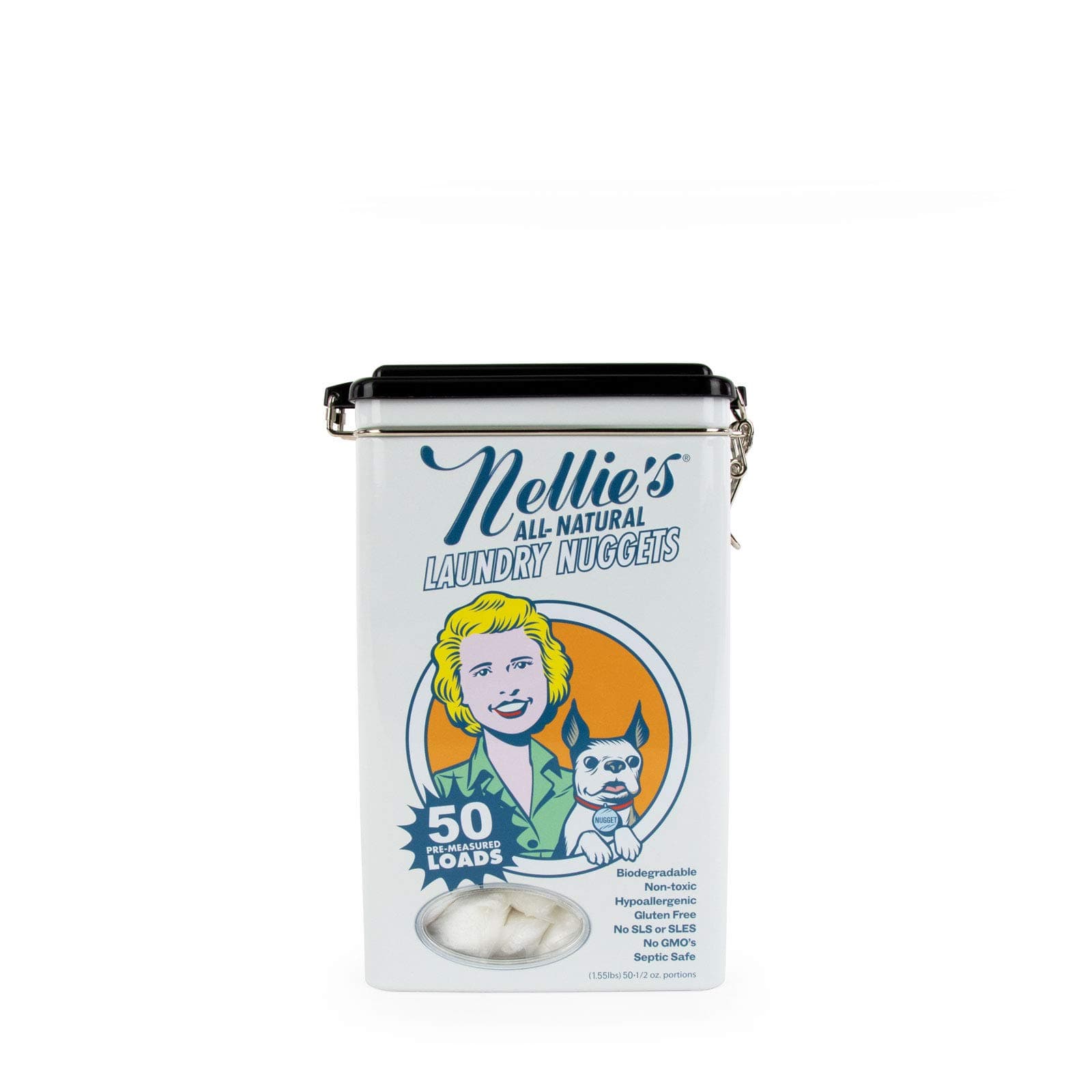 Nellie'sCollector Laundry Nugget Tin (50)