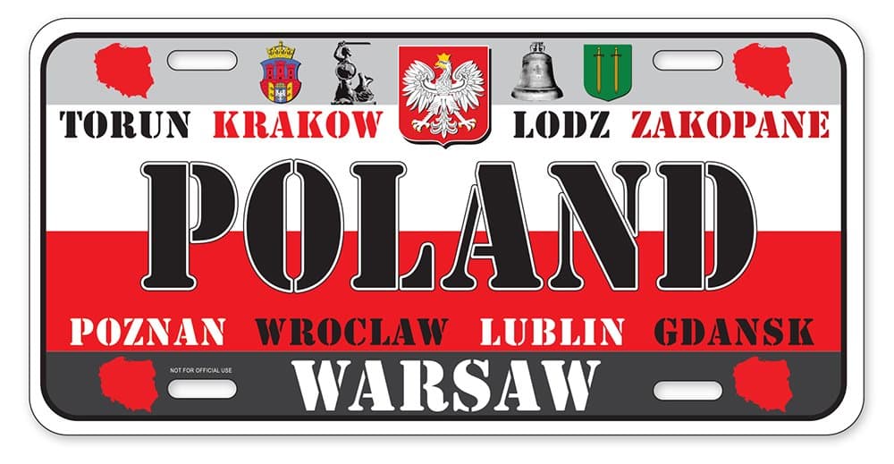 Dimension9 Home Decorative Plates, Poland