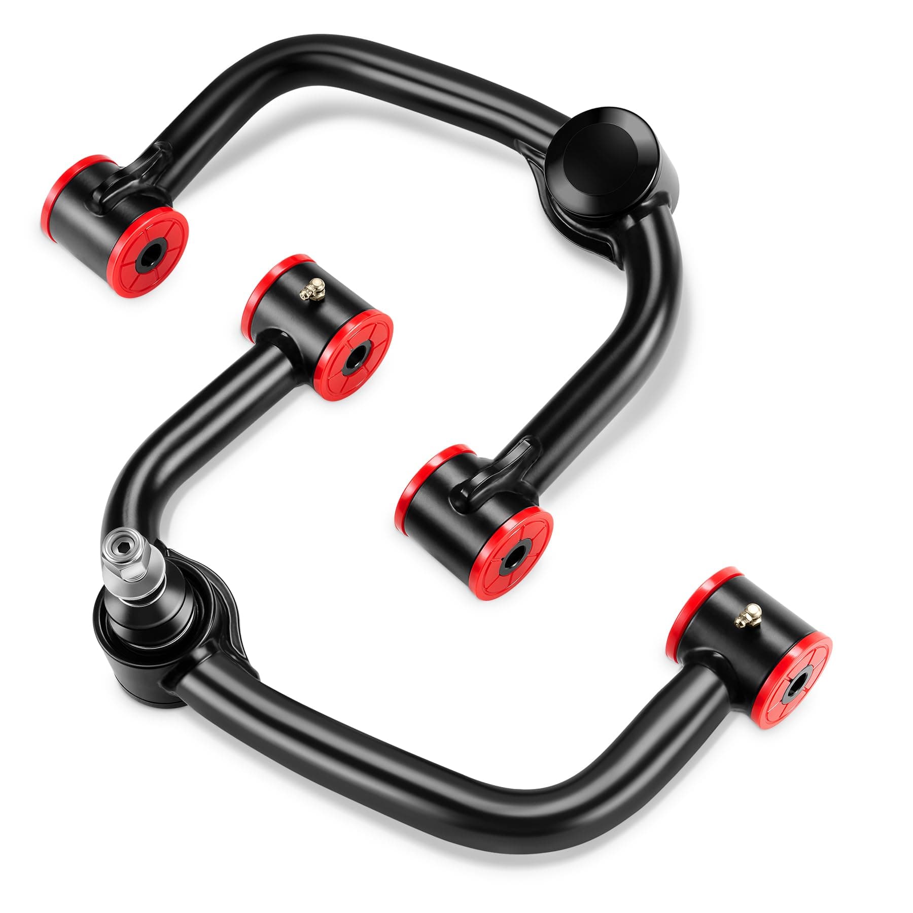 Dynofit F150 Upper Control Arms 2004-2020 for 2-4" Leveling Kit, Ball Joint Angle Correction for Off-Road, Front Suspension Tubular Arm with Replaceable PU Bushing & Rubbing Reduction