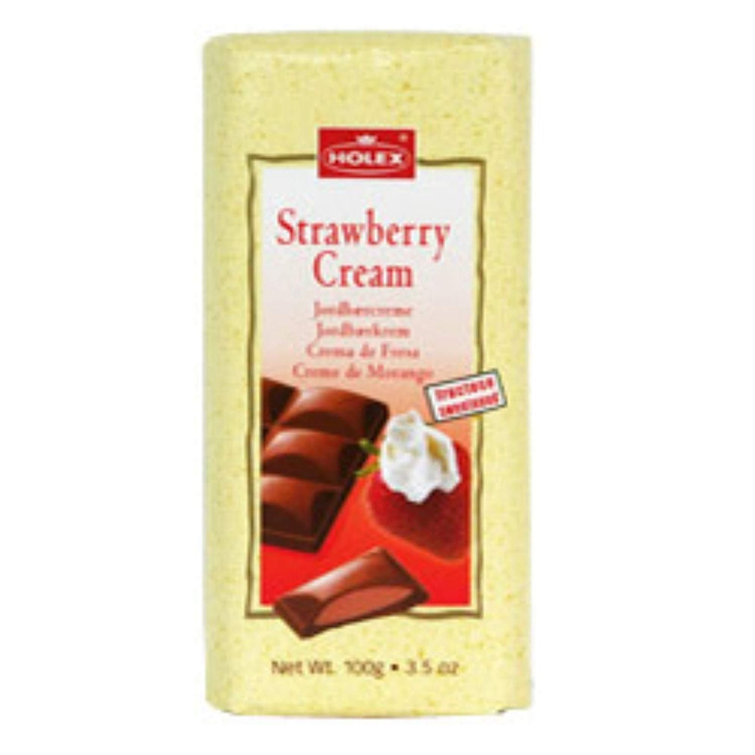 Holex Strawberry Filled Choc Bar
