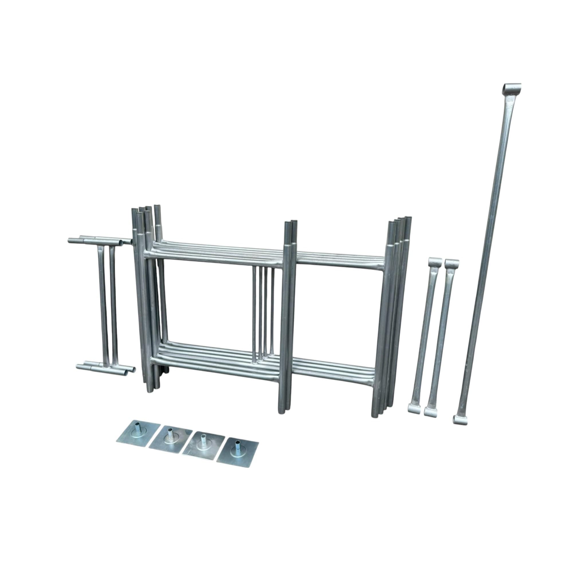 Toptower Classic Scaffolding Tower 3.8m (Working Height) 4' x 2'6" Base Size DIY Galvanised Scaffold Tower (Frames ONLY Option)