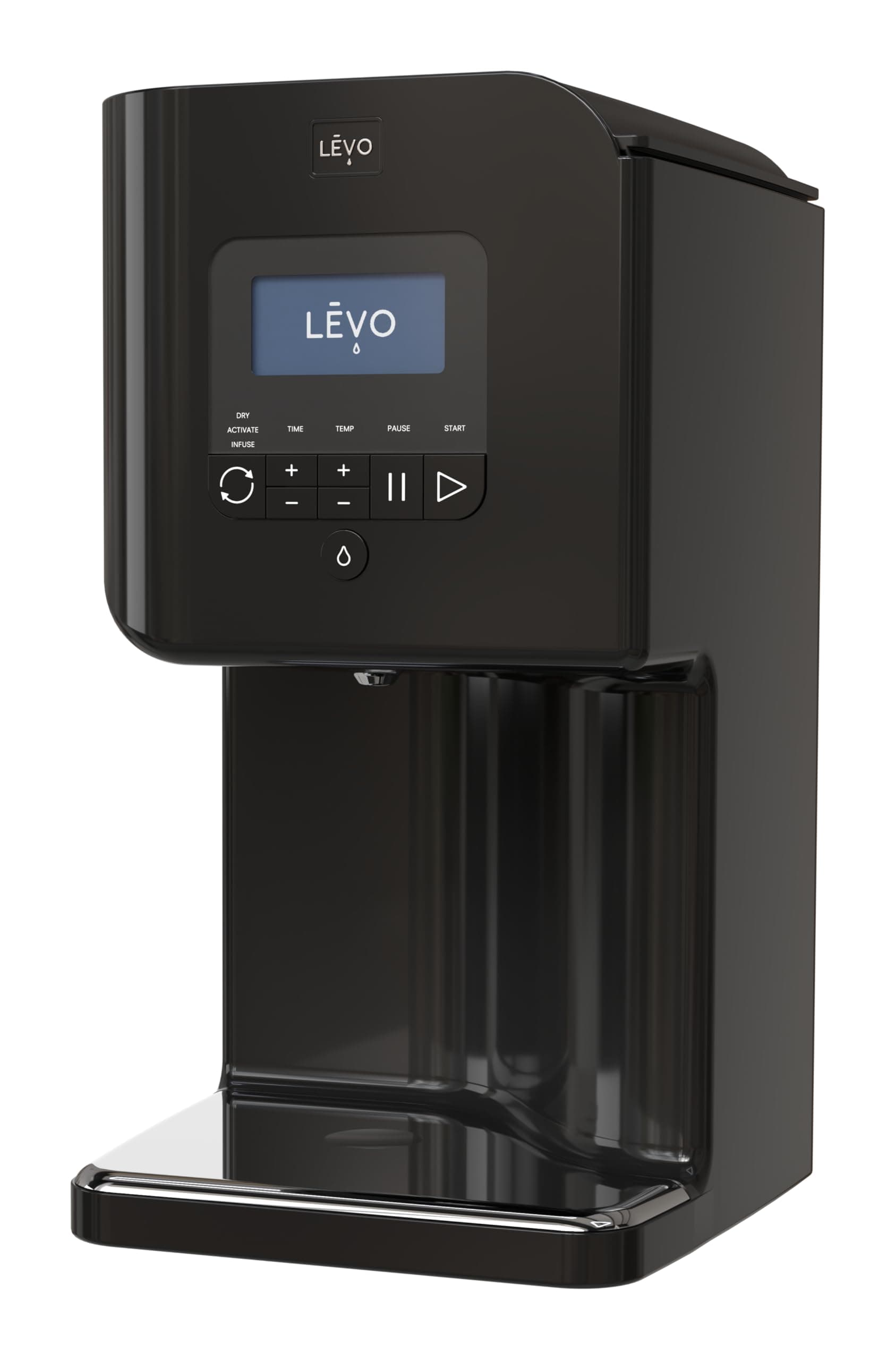 LEVO II+ - Herbal Oil Infusion Machine Plus Filter Technology - Botanical Extractor, Herb Dryer, Decarboxylator, Oil Infuser - Easy Edible Infusion Maker for Gummies, Brownies & More - Licorice Black