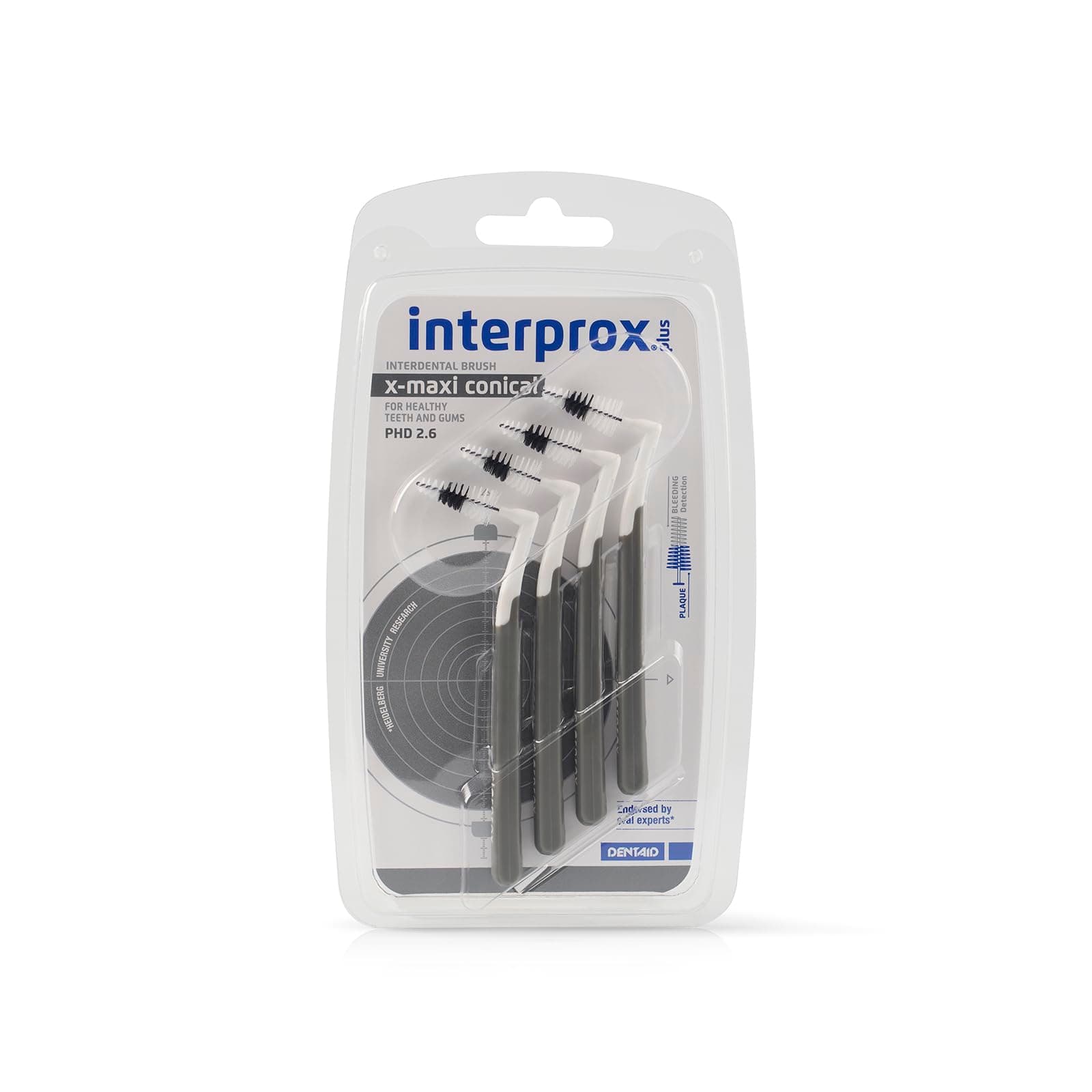 Interprox Plus X-Maxi Interdental Brushes Grey Pack of 4